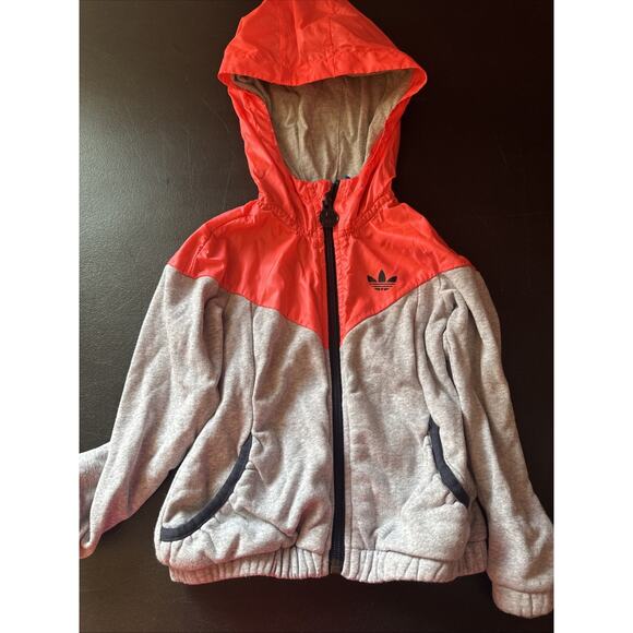 Adidas Toddler Girl Size 3T colorful full zip jacket - Picture 1 of 8